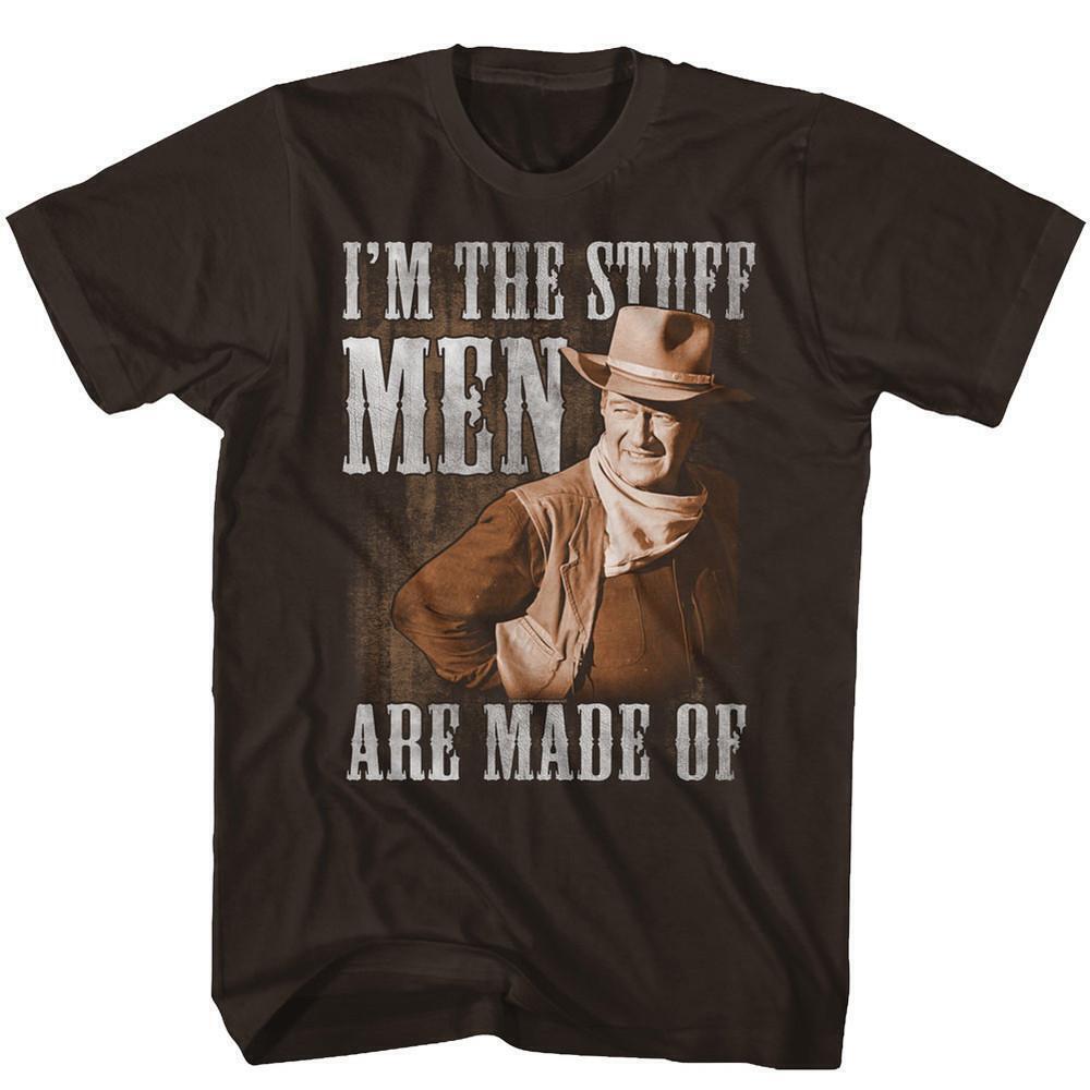 John Wayne The Stuff Dark Brown Adult T Shirt